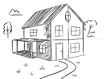 家のイラスト